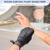 SimpleField Korean Exfoliating Mitt for Remove Dead Skin. 2 Pack 100% Viscose Kessa Deep Exfoliating Gloves for Body Scrub, Keratosis Pilaris and Self Tanning Removal. Easily Smooth Skin Surface. view 2