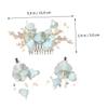 BIUDECO 1set Bridal Hair Comb Alloy Hair Clips for Elegant Wedding Hairstyles Creative Design Gorgeous Color and Gloss for Brides and Special Occasions view 4