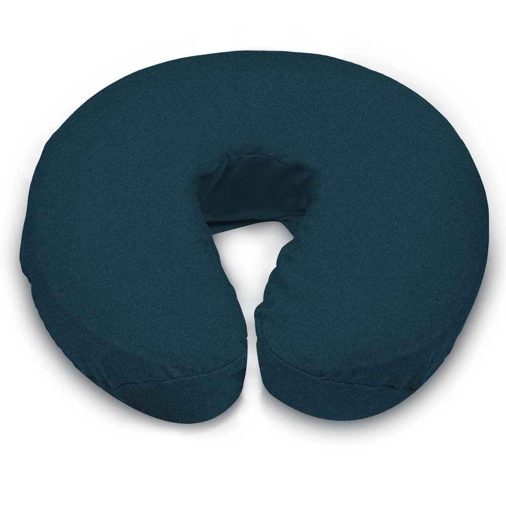 LONDON LINENS Soft & Heavy Microfiber Massage Tables Face Cradle Covers Cozies Fitted- 4 Pieces(Navy Blue)