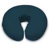 LONDON LINENS Soft & Heavy Microfiber Massage Tables Face Cradle Covers Cozies Fitted- 4 Pieces(Navy Blue) view 1