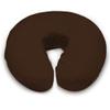 LONDON LINENS Soft & Heavy Microfiber Massage Tables Face Cradle Covers Cozies Fitted- 4 Pieces (Mocha) view 1