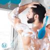 Bath Body Brush Long Handle Back Shower Brush Exfoliating Back, Body, and Feet Scrubber Soft Nylon Bristles (Blue) view 4