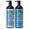 HEMPZ Hair Shampoo & Conditioner Set - Grapefruit & Peach Scent for Dry, Damaged and Color Treated Hair, Hydrating, Softening, Moisturizing with Biotin Duo Set 33.8 fl oz view 1