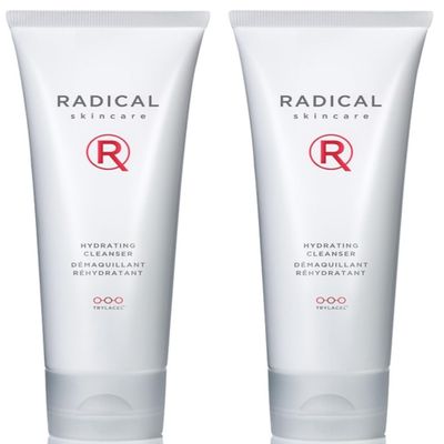 Radical Skincare Hydrating Cleanser- Antioxidant Rich, Non-Drying, Gentle Formula Promotes Cell Turnover | For All Skin Types | Paraben & Cruelty Free | Clinically Proven Results (4 Fl Oz, 2 Pack)