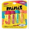 Carmex Daily Care Minis Moisturizing Lip Balm Tubes with SPF 15, Strawberry, Cool Mint, Wild Berry and Peach Mango Lip Balm Pack - 0.18 oz each, 4 Count view 1