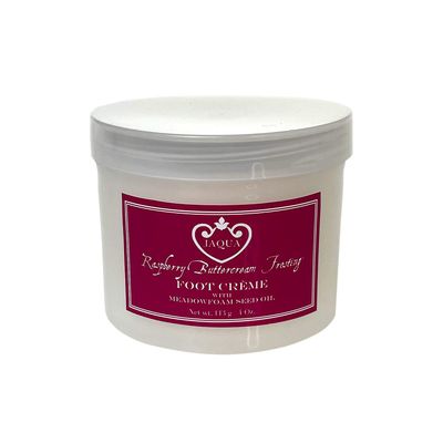 Jaqua Shea Butter Healing Foot Cream with Meadowfoam Seed Oil & Aloe - Raspberry Buttercream Frosting