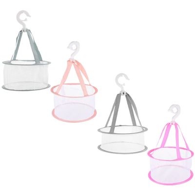 DECHOUS 4pcs Makeup Brush Drying Rack Brush Drying Net Beauty Egg Small Basket