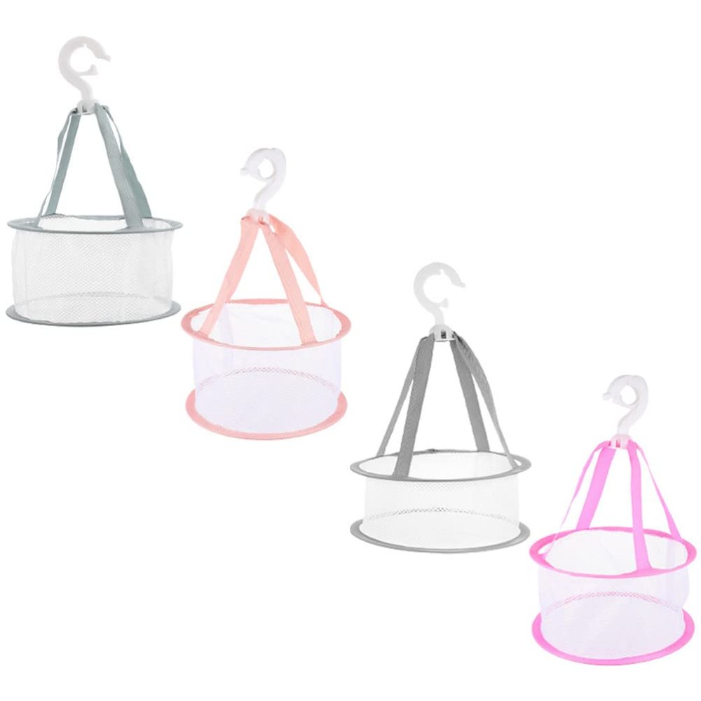 DECHOUS 4pcs Makeup Brush Drying Rack Brush Drying Net Beauty Egg Small Basket