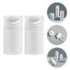 Beaupretty 120ml Airless Pump Jars 3pcs Empty Refillable Makeup Jar Acrylic Press Cosmetic Containers Leakproof Vacuum Face Cream Bottle for Travel Home view 4