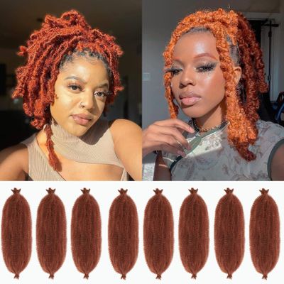 12 Inch Marley Twist Braiding Hair 8 packs Pre-Separated Springy Afro Twist Hair Extension for Passion Butterfly Locs Kinky Afro Twist Crochet Hair Braids Spring Twist for Black Women (12 Inch, 350#)