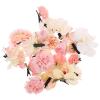 KALLORY 21pcs Flower Hair Clips, Rose Hair Barrettes Artificial Flower Alligator Clips Floral Hair Pieces view 1
