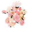 KALLORY 21pcs Flower Hair Clips, Rose Hair Barrettes Artificial Flower Alligator Clips Floral Hair Pieces view 4
