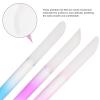 FOMIYES 6pcs Colorful Cylinder Glass Nail Files Professional Manicure Tools for Nail Polishing and Repair and Elegant Design for-Home Care view 2