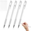 Pen Eyebrow Mapping Pen Stencil Long Lasting Makeup Eye Brow Lips Liners White view 1