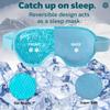 Boldhealth Polyester Eye Mask Cooling Gel With Beads For Dark Circles, Dry Eyes, Cooling Eyes, Redness, Eye Patches Eye Cooling Gel Pad Stretchable With Sleeping Mask Eye Relaxing For Women&Men -Blue view 3