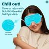 Boldhealth Polyester Eye Mask Cooling Gel With Beads For Dark Circles, Dry Eyes, Cooling Eyes, Redness, Eye Patches Eye Cooling Gel Pad Stretchable With Sleeping Mask Eye Relaxing For Women&Men -Blue view 4