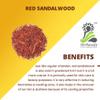 Metrol Herbaveda- Red Sandalwood Powder 100g | Raktha Chandan | For tan, dullness, view 2