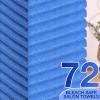 Newwiee 72 Pack Microfiber Bleach Proof Towels Bulk for Salon 18 x 30 Inch Dry Lint Free Hair Drying Hand Towels for Hair, Gym, Bath, Spa, Shaving, Barber(Blue) view 4