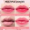 BINGBRUSH 6 Pcs Fruity Color Changing Lip Gloss, Pink Magic Mood Lip Oil Tinted, Temperature Color Change Lip Stain Lip Balm, Longlasting Lips Will Not Dry Out view 2