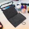 FOMIYES Essential Oil Storage Bag Portable Carrying Case Organizer Pouch for Travel Desk and Daily Use 5.3X3.9X1.2 Inch Felt Material view 3