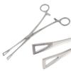 A2ZScilab-Piercing Clamp, Professional Body Piercing Clamp For Ear Lip Navel Nose Tongue Septum Sponge Piercing Tools Clamp Body Piercing Pliers Tool Piercing Supplies (Pennington Serrated Forceps 8") view 1