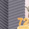 Newwiee 72 Pack Microfiber Bleach Proof Towels Bulk for Salon 18 x 30 Inch Dry Lint Free Hair Drying Hand Towels for Hair, Gym, Bath, Spa, Shaving, Barber(Grey) view 3