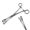 A2ZScilab-Piercing Clamp, Professional Body Piercing Clamp For Ear Lip Navel Nose Tongue Septum Sponge Piercing Tools Body Piercing Pliers Piercing Supplies (Foerster Serrated Forcep - Straight - 7") view 1