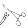 A2ZScilab-Piercing Clamp, Professional Body Piercing Clamp For Ear Lip Navel Nose Tongue Septum Sponge Piercing Tool Body Piercing Plier Tool Piercing Supplies (Foerster Serrated Forcep - Curved - 7") view 1