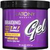 LATONY BEAUTY BRAIDING GEL 16oz 454g 3-in-1 LOCKS TWIST EDGE No Frizz No Flaking Non-Greasy Water-Based Aloe Vera Argan Oil Shea Butter (EXTRA HOLD - Argan Oil - For Coily Hair) view 1