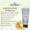 ACHSAH Glow Face Wash/Rinse Reduces Hyperpigmentation and Acne| Vitamin C Acai Berries | Fight Sun All Skin Types, Naturals Bright Complete 60gm/2.1 Oz view 3