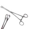 A2ZScilab-Piercing Clamp, Professional Body Piercing Clamp For Ear Lip Navel Nose Tongue Septum Sponge Piercing ToolS Body Piercing Plier Tool Piercing Supplies (Foerster Smooth Forcep- Straight - 9") view 1