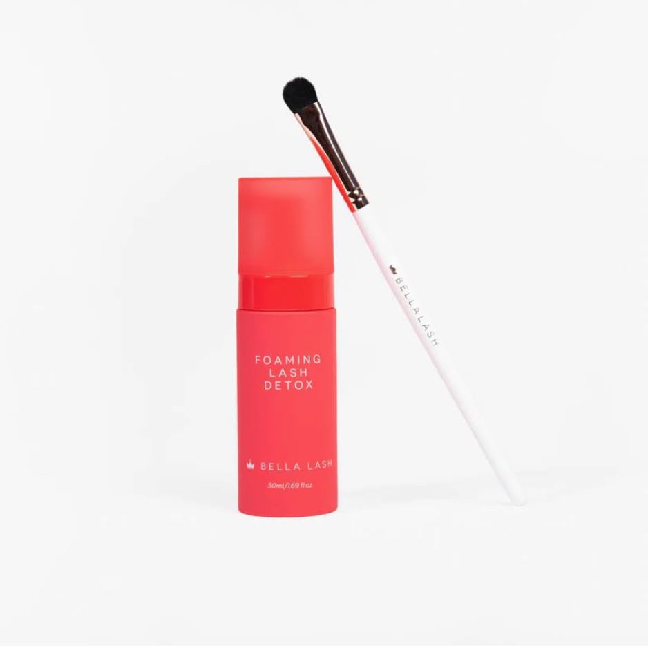 Bella Lash Detox is a foaming, lightweight, oil-free eyelash extension cleanser- 50 ml