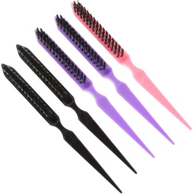 Beavorty 6pcs Foldable Hair Styling Comb Portable Detangling Massage Comb for Straight and Curly Hair Ergonomic Design for Daily Use Multi-
