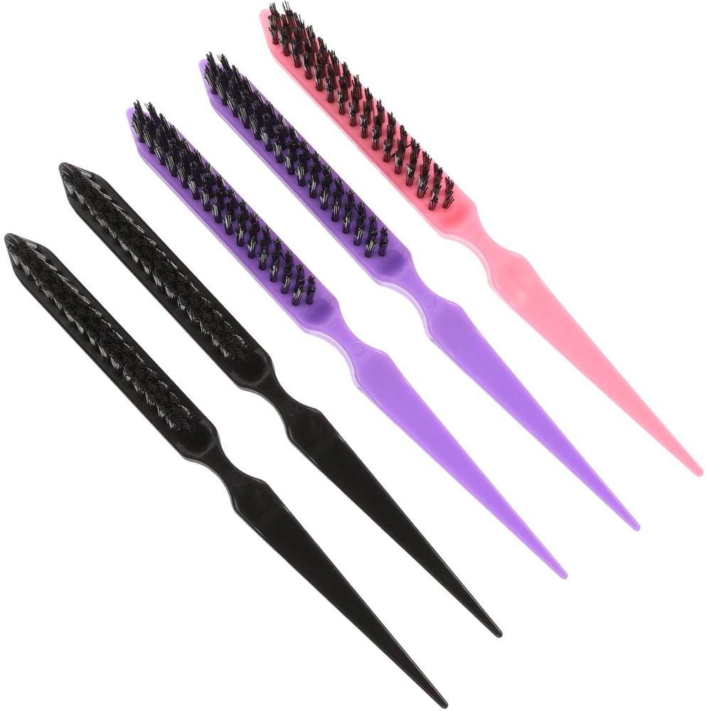 Beavorty 6pcs Foldable Hair Styling Comb Portable Detangling Massage Comb for Straight and Curly Hair Ergonomic Design for Daily Use Multi-