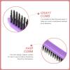 Beavorty 6pcs Foldable Hair Styling Comb Portable Detangling Massage Comb for Straight and Curly Hair Ergonomic Design for Daily Use Multi- view 3