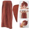 GLEAVI 1set Oversized Microfiber Hair Towel for Adults Super Absorbent Bath Towel Hair Drying Wrap Soft Breathable for Quick Drying or Gym view 4