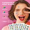 LitBear Acne Patch Pimple Patch, Rainbow Star Shaped Acne Absorbing Cover Patch, Hydrocolloid Acne Patches For Face Zit Patch Acne Dots, Tea Tree Oil + Centella, 128 Patches, 18mm, 14mm & 10mm view 2
