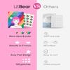 LitBear Acne Patch Pimple Patch, Rainbow Star Shaped Acne Absorbing Cover Patch, Hydrocolloid Acne Patches For Face Zit Patch Acne Dots, Tea Tree Oil + Centella, 128 Patches, 18mm, 14mm & 10mm view 4