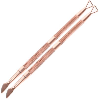 FOMIYES Nail Pusher Double-sided Cuticle Pusher Stainless Steel Push for Nail Art