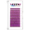 VEYES INC Colored Lash Extensions 03 05 07 15 C/D Curl 8-16mm Mixed Length Tray, Premium Individual Silk Eyelashes, Professional Supplies for Lash Techs (Purple 0.07 C 8-16mm) view 1