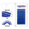 VEYES INC Colored Lash Extensions 03 05 07 15 C/D Curl 8-16mm Mixed Length Tray, Premium Individual Silk Eyelashes, Professional Supplies for Lash Techs (Blue 0.07 C 8-16mm) view 2