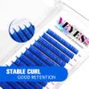 VEYES INC Colored Lash Extensions 03 05 07 15 C/D Curl 8-16mm Mixed Length Tray, Premium Individual Silk Eyelashes, Professional Supplies for Lash Techs (Blue 0.07 C 8-16mm) view 4