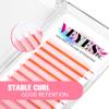 VEYES INC Colored Lash Extensions 03 05 07 15 C/D Curl 8-16mm Mixed Length Tray, Premium Individual Silk Eyelashes, Professional Supplies for Lash Techs (Pink 0.07 C 8-16mm) view 4