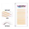 VEYES INC Colored Lash Extensions 03 05 07 15 C/D Curl 8-16mm Mixed Length Tray, Premium Individual Silk Eyelashes, Professional Supplies for Lash Techs (White 0.07 C 8-16mm) view 2