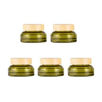 FRCOLOR 5pcs Cosmetic Bottle Airless Pump Bottles Body Butter Containers Travel Lotion Container Body Butter Jars Sample Containers Travel Jars for Creams Pp Foundation Sloping Shoulders