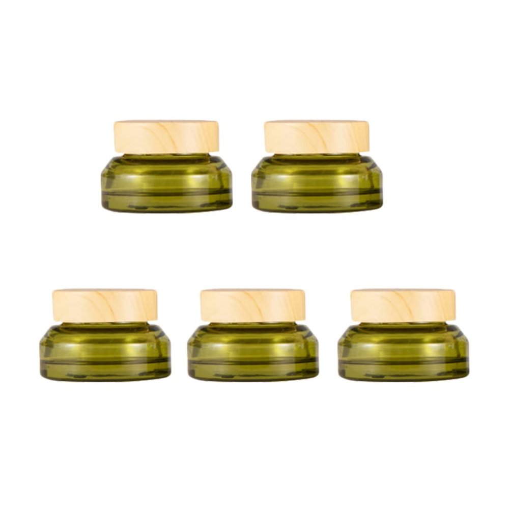 FRCOLOR 5pcs Cosmetic Bottle Airless Pump Bottles Body Butter Containers Travel Lotion Container Body Butter Jars Sample Containers Travel Jars for Creams Pp Foundation Sloping Shoulders