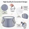 Folding Footbath, Feet Soaking Tub,Portable Folding Footbath,Foot Basin For Soaking Feet,Travel Foot Bath Tub For Foot Spa Soaking Feet Pedicure Basin,Outdoor Camping,Container For Fishing Hiking ( Co view 4