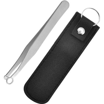 Beavorty 1set Nose Hair Tweezers Head Design Trimming Tool for Grooming Portable and Lightweight for Personal and Salon Use