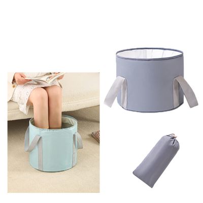 Folding Footbath, Bucket for Soaking Feet,Collapsible Portable Foot Soak Tub,Travel Foot Bath Tub for Foot Spa Soaking Feet,Home Pedicure Basin, Outdoor Camping,Container for Fishing Hiking,Two Sizes