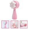 FOMIYES Ergonomic Handle Face Brush Double-Sided Silicone Scrubber for Deep Cleaning view 3